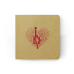 Notebook Photostory 160 Trang Bìa Kraft Đóng Keo 140 x 140 - 038